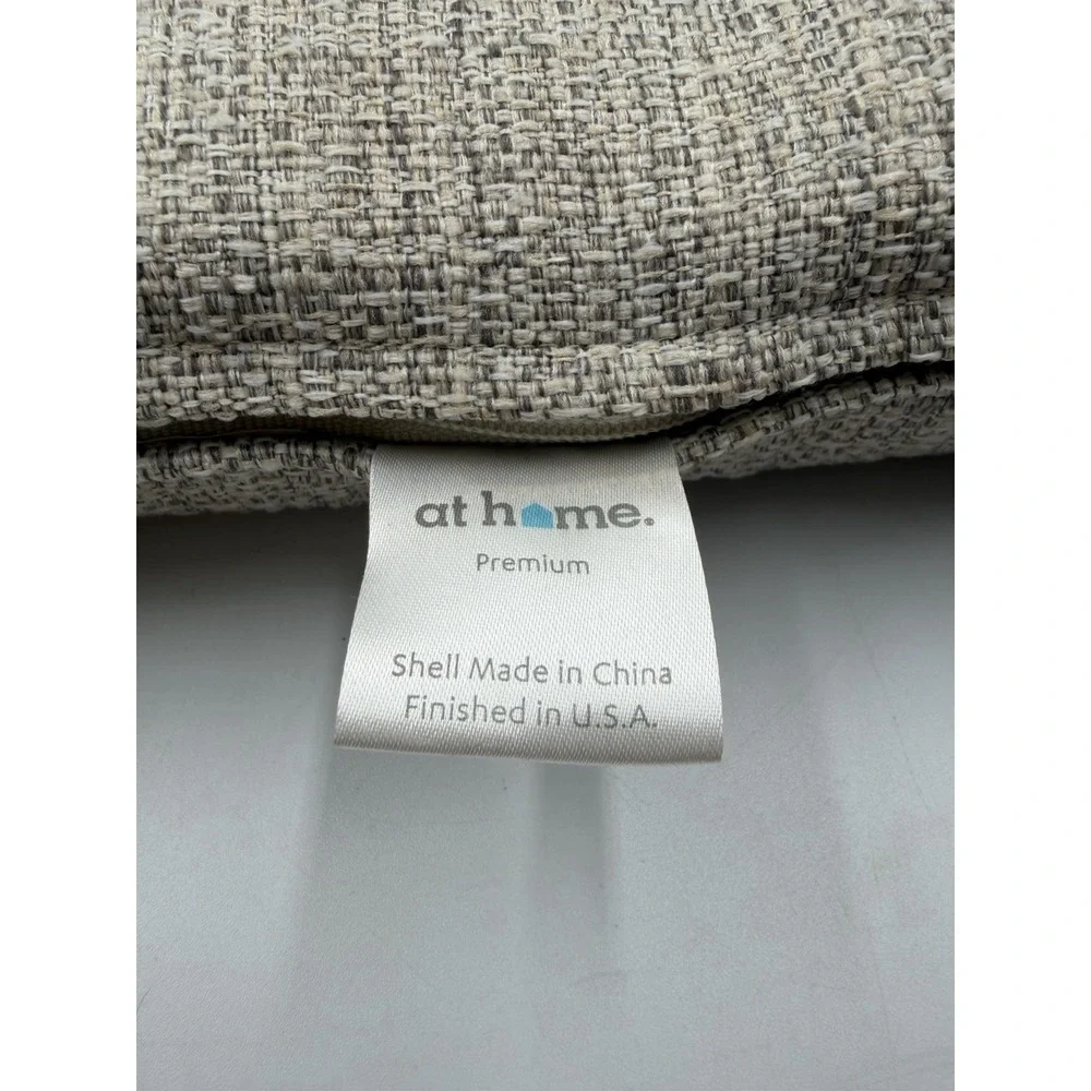 NWOT At Home Durable Outdoor Cushion Patio Chair W/ Ties H2O Resistant 17x19in